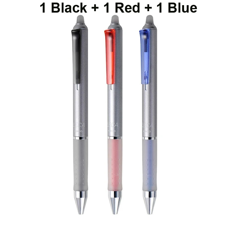 Kaco Einziehbarer, radierbarer Gelstift, 0,5 mm, sanftes Schreiben, 300 m Länge, robuste Duraball-Mine, ideal für Büro und Schule