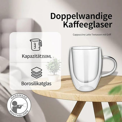 Doppelwandige Latte Macchiato Gläser