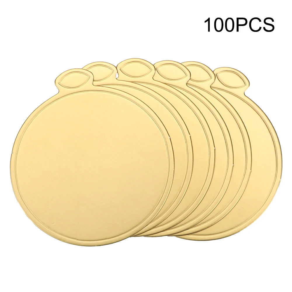 100er Pack Einweg-Kuchenuntersetzer 🎂 – Runde Pappunterlagen für Kuchen, Torten & Desserts