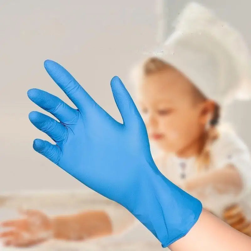 Einweg-Nitrilhandschuhe für Kinder, puderfrei, latexfrei, Haushaltsreinigungshandschuhe, Bastel-, Mal- und Gartenhandschuhe, Was Handschuhe