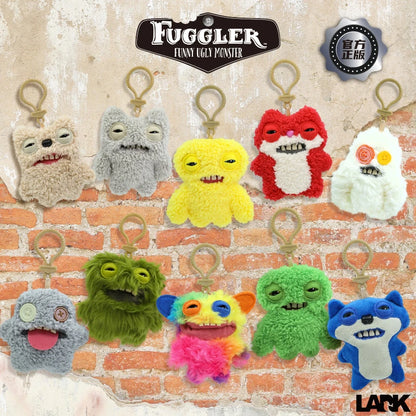Fuggler lustige hässliche monster Plüschspielzeug Schlüsselanhänger Monsterhasen süße gefüllte fugg kawaii plüschpuppen anhänger geschenke für Kinder 12CM