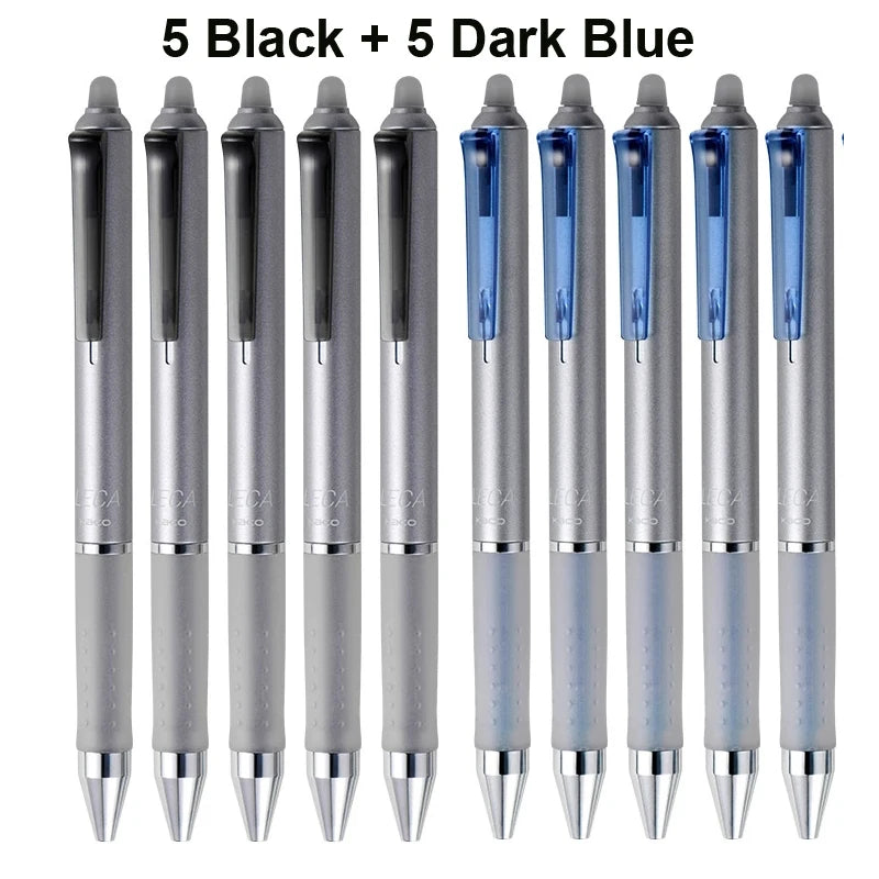 Kaco Einziehbarer, radierbarer Gelstift, 0,5 mm, sanftes Schreiben, 300 m Länge, robuste Duraball-Mine, ideal für Büro und Schule