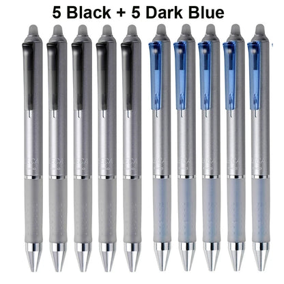 Kaco Einziehbarer, radierbarer Gelstift, 0,5 mm, sanftes Schreiben, 300 m Länge, robuste Duraball-Mine, ideal für Büro und Schule