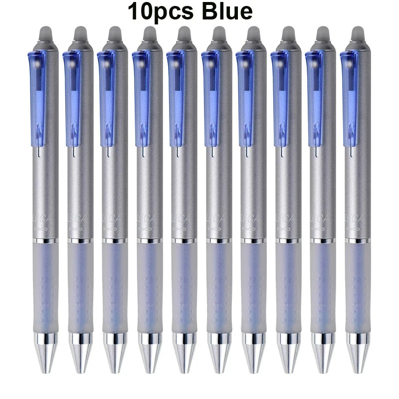 Kaco Einziehbarer, radierbarer Gelstift, 0,5 mm, sanftes Schreiben, 300 m Länge, robuste Duraball-Mine, ideal für Büro und Schule
