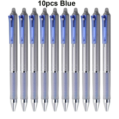 Kaco Einziehbarer, radierbarer Gelstift, 0,5 mm, sanftes Schreiben, 300 m Länge, robuste Duraball-Mine, ideal für Büro und Schule