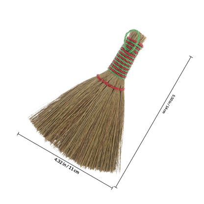 Handgewebter Miscanthus Strohbesen – Natürlicher Haushaltsbesen für Bodenreinigung & Möbelabstauben 🧹