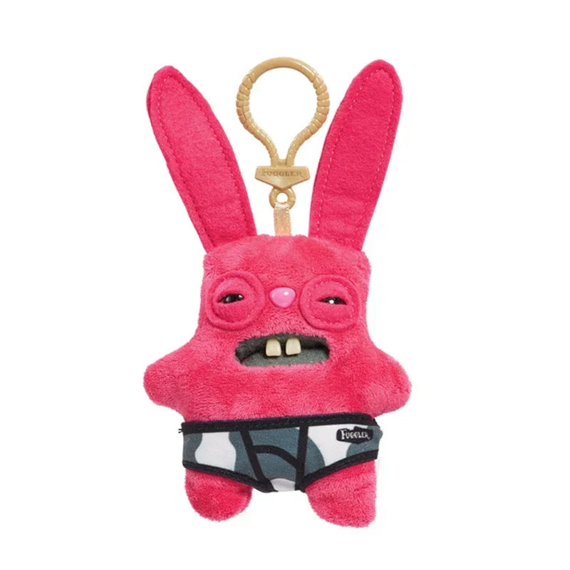 Fuggler lustige hässliche monster Plüschspielzeug Schlüsselanhänger Monsterhasen süße gefüllte fugg kawaii plüschpuppen anhänger geschenke für Kinder 12CM