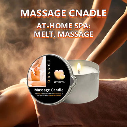 Massagekerze 57g 🕯️ – Aromatherapie Sojawachs Kerze, feuchtigkeitsspendend & perfektes Geschenk