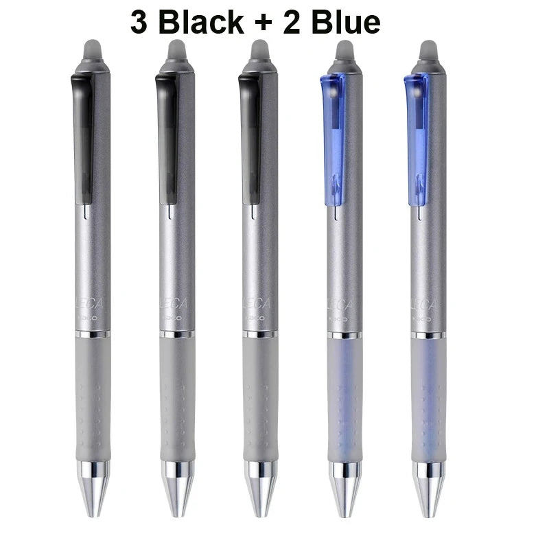 Kaco Einziehbarer, radierbarer Gelstift, 0,5 mm, sanftes Schreiben, 300 m Länge, robuste Duraball-Mine, ideal für Büro und Schule