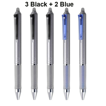 Kaco Einziehbarer, radierbarer Gelstift, 0,5 mm, sanftes Schreiben, 300 m Länge, robuste Duraball-Mine, ideal für Büro und Schule