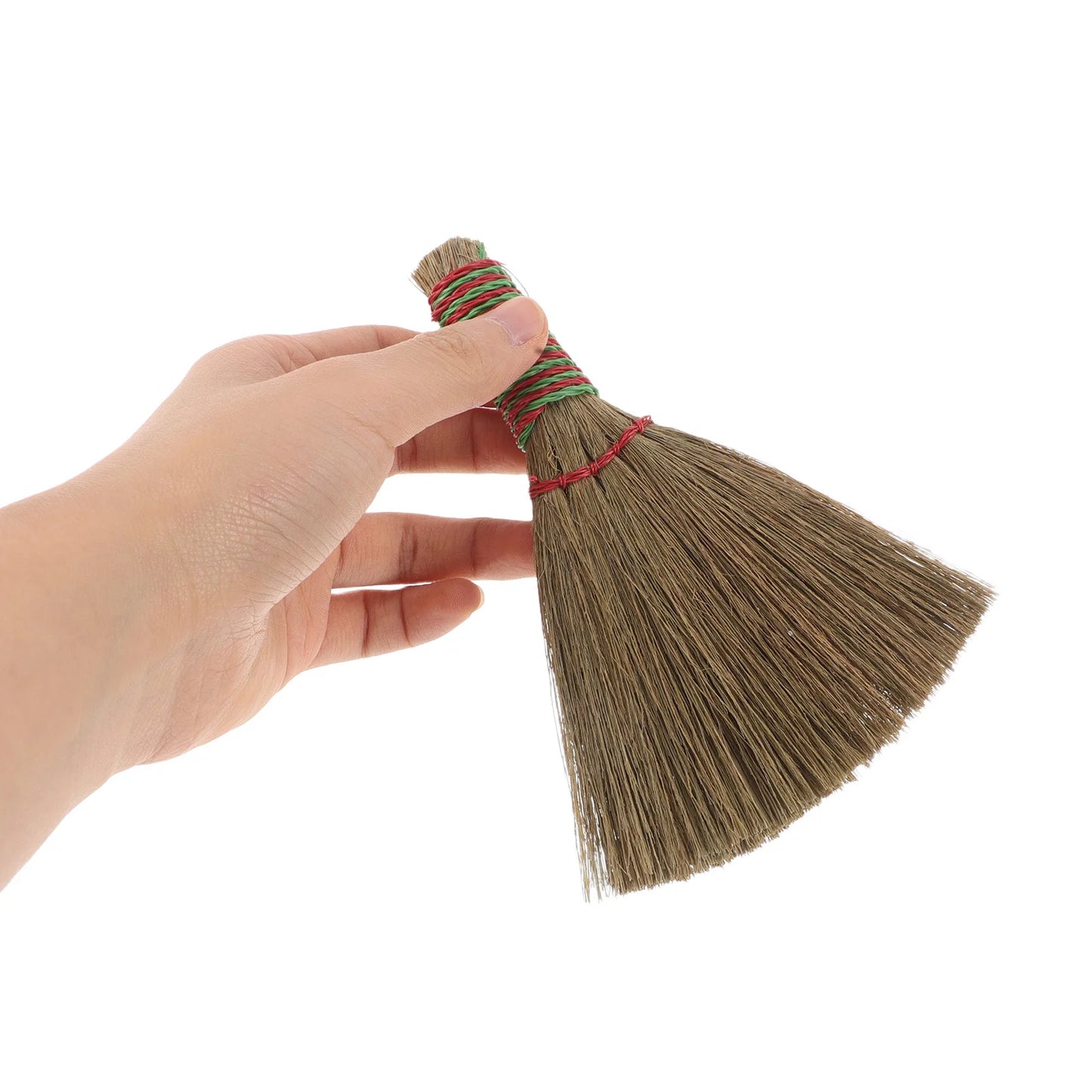 Handgewebter Miscanthus Strohbesen – Natürlicher Haushaltsbesen für Bodenreinigung & Möbelabstauben 🧹