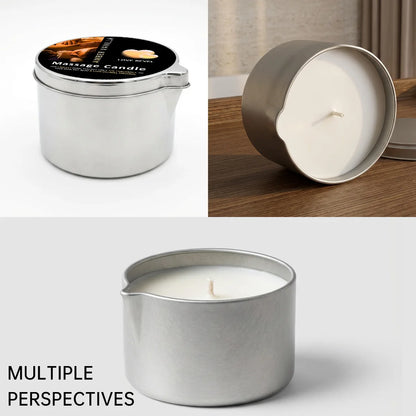 Massagekerze 57g 🕯️ – Aromatherapie Sojawachs Kerze, feuchtigkeitsspendend & perfektes Geschenk