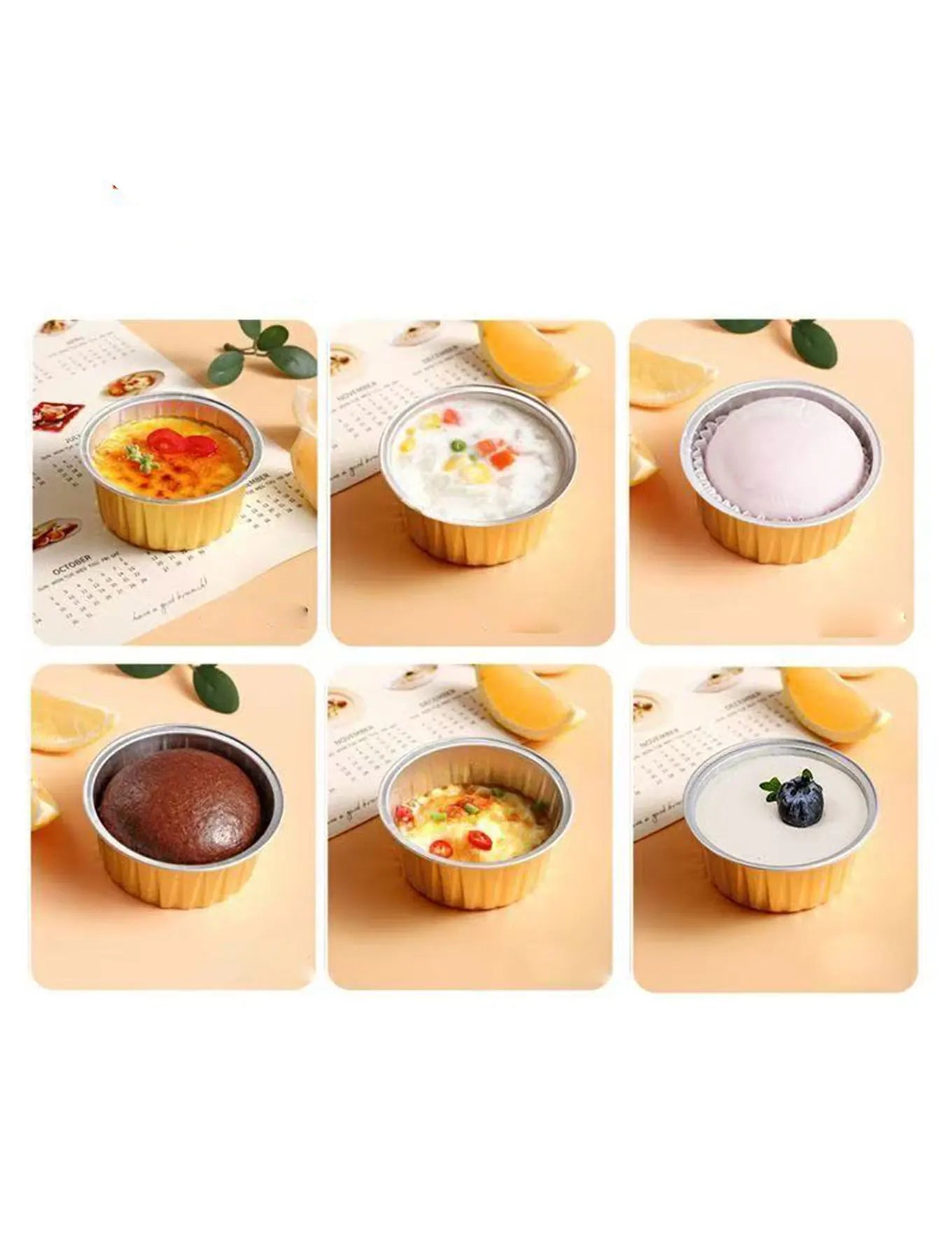 2"Zoll Mini Backform mit Deckel 🍮 – Aluminium Käsekuchen- & Puddingform, hitzebeständig & ideal für Dessert