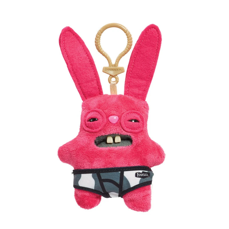 Fuggler lustige hässliche monster Plüschspielzeug Schlüsselanhänger Monsterhasen süße gefüllte fugg kawaii plüschpuppen anhänger geschenke für Kinder 12CM