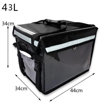 43-Liter Isolierkühlbox ❄️ – Wasserdichter Take-Away-Schrank & Lebensmittellieferbehälter für sichere Lieferungen