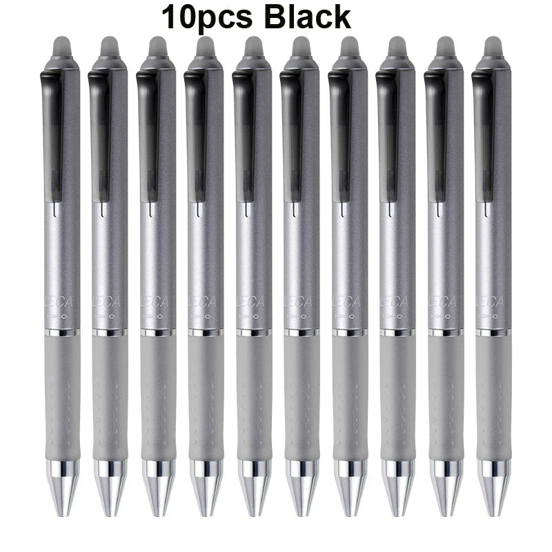 Kaco Einziehbarer, radierbarer Gelstift, 0,5 mm, sanftes Schreiben, 300 m Länge, robuste Duraball-Mine, ideal für Büro und Schule