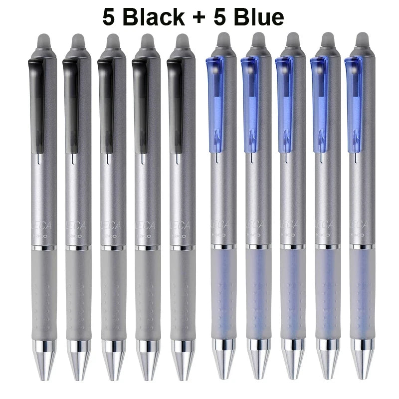 Kaco Einziehbarer, radierbarer Gelstift, 0,5 mm, sanftes Schreiben, 300 m Länge, robuste Duraball-Mine, ideal für Büro und Schule