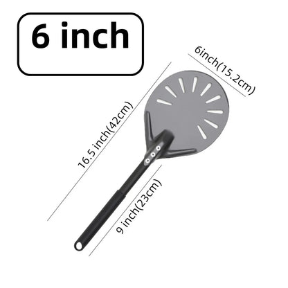 Aluminium Pizzaschieber 🍕 – 6”–14” Brotschieber & Pizzaofen-Wendeschaufel, Hart Eloxiertes Backwerkzeug für Küche & Pizzabackofen
