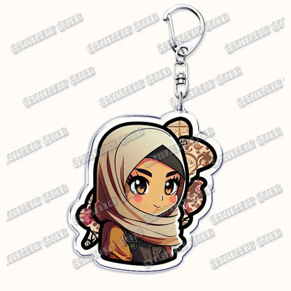 Islamische Schlüsselanhänger für Damen 🌙 – Modische Accessoires für Taschen, Hijab, Ramadan & Eid Geschenk
