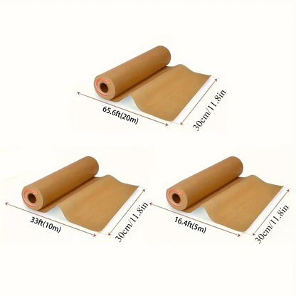 5–20 m Backpapier Rolle 🍪 – Antihaftbeschichtet & vorgeschnitten für Backofen, Airfryer & Grill