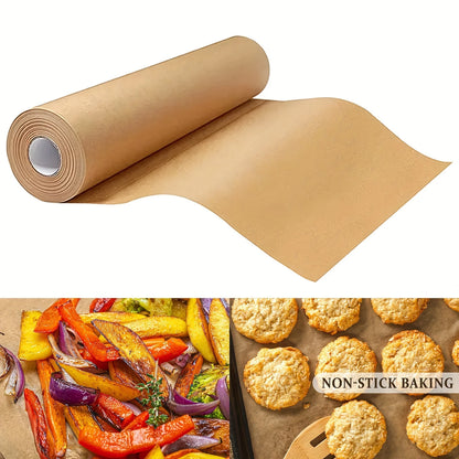 5–20 m Backpapier Rolle 🍪 – Antihaftbeschichtet & vorgeschnitten für Backofen, Airfryer & Grill