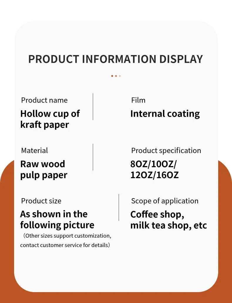 8–16oz Einweg-Kaffeebecher ☕ – Doppelwandige Kraftpapier-Becher mit Deckel für Heiß- & Kaltgetränke To-Go