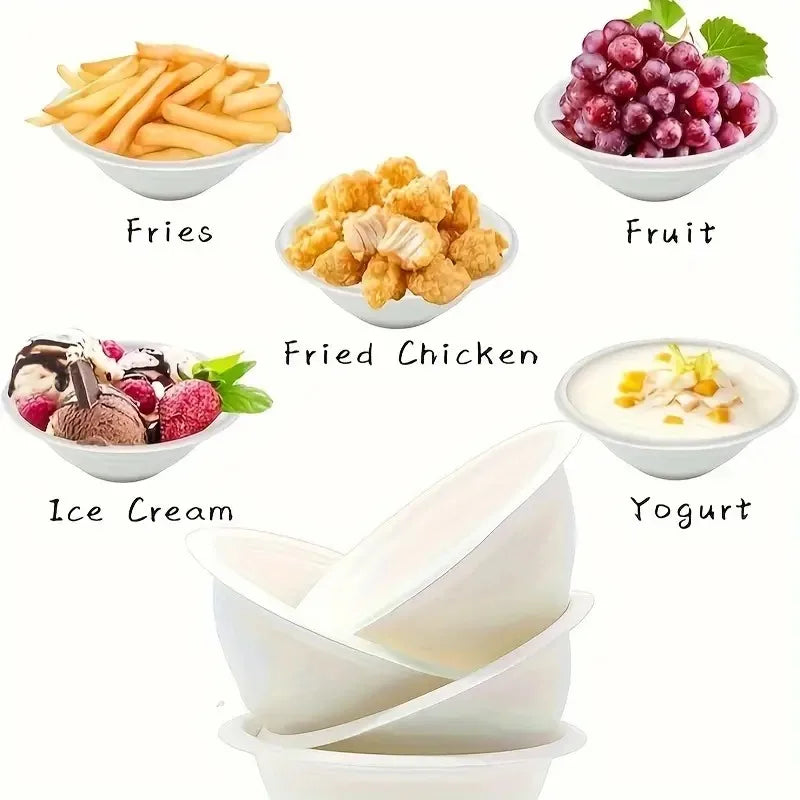 Einweg-Pappschalen, biologisch abbaubare Pappschalen, Familienfeier, Picknick, Suppe, Obst, Vorspeisen, Desserts, Lebensmittelbehälter für den Haushalt