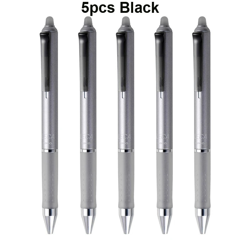 Kaco Einziehbarer, radierbarer Gelstift, 0,5 mm, sanftes Schreiben, 300 m Länge, robuste Duraball-Mine, ideal für Büro und Schule
