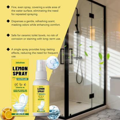 Toiletten-Deodorierungsspray 🍋 – Reinigt, entfernt Kalk & sorgt für langanhaltend frischen Badezimmerduft