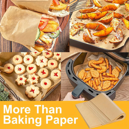 5–20 m Backpapier Rolle 🍪 – Antihaftbeschichtet & vorgeschnitten für Backofen, Airfryer & Grill