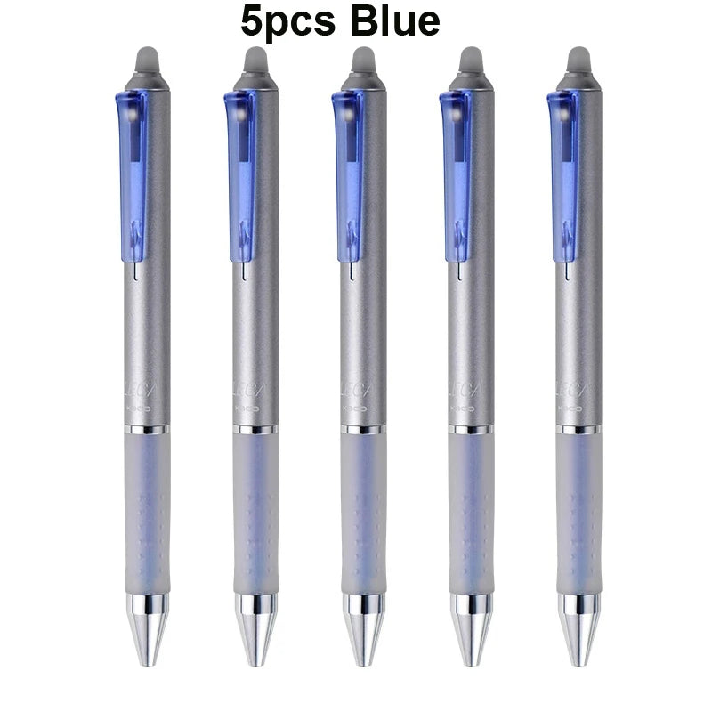 Kaco Einziehbarer, radierbarer Gelstift, 0,5 mm, sanftes Schreiben, 300 m Länge, robuste Duraball-Mine, ideal für Büro und Schule
