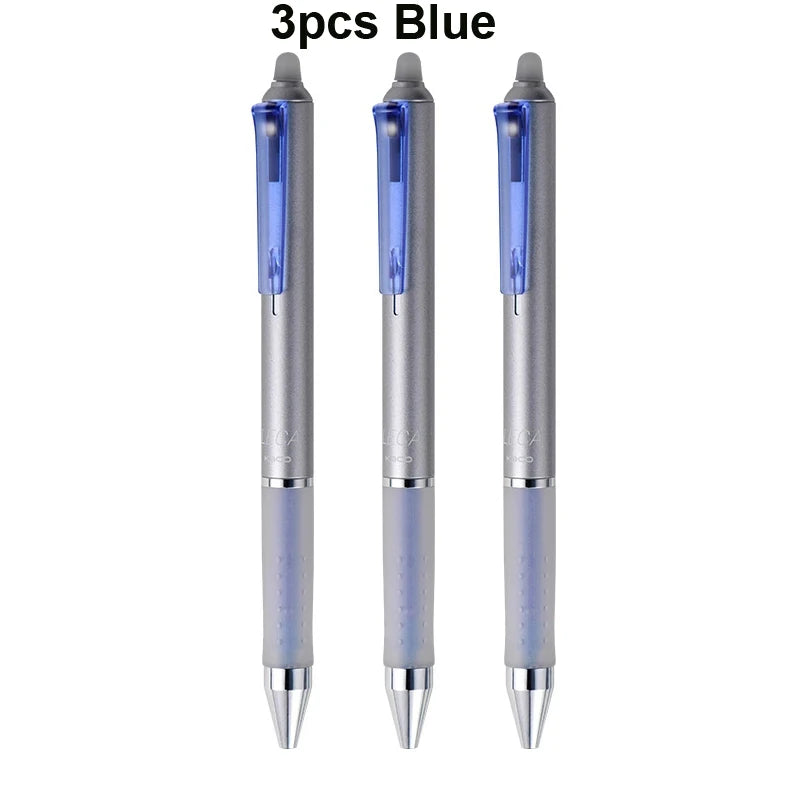 Kaco Einziehbarer, radierbarer Gelstift, 0,5 mm, sanftes Schreiben, 300 m Länge, robuste Duraball-Mine, ideal für Büro und Schule