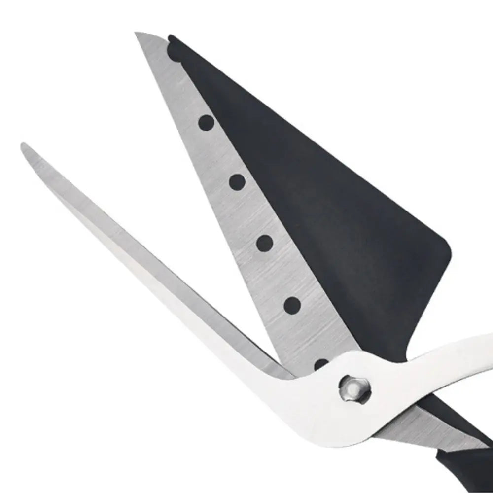 2-in-1 Pizzaschere 🍕 – Abnehmbare Küchenschere & Pizzaschneider mit ergonomischem Griff, Edelstahlklinge für BBQ & Lebensmittel