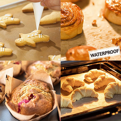 5–20 m Backpapier Rolle 🍪 – Antihaftbeschichtet & vorgeschnitten für Backofen, Airfryer & Grill
