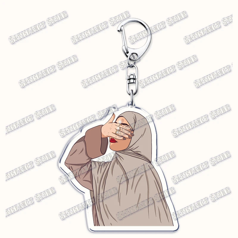 Islamische Schlüsselanhänger für Damen 🌙 – Modische Accessoires für Taschen, Hijab, Ramadan & Eid Geschenk