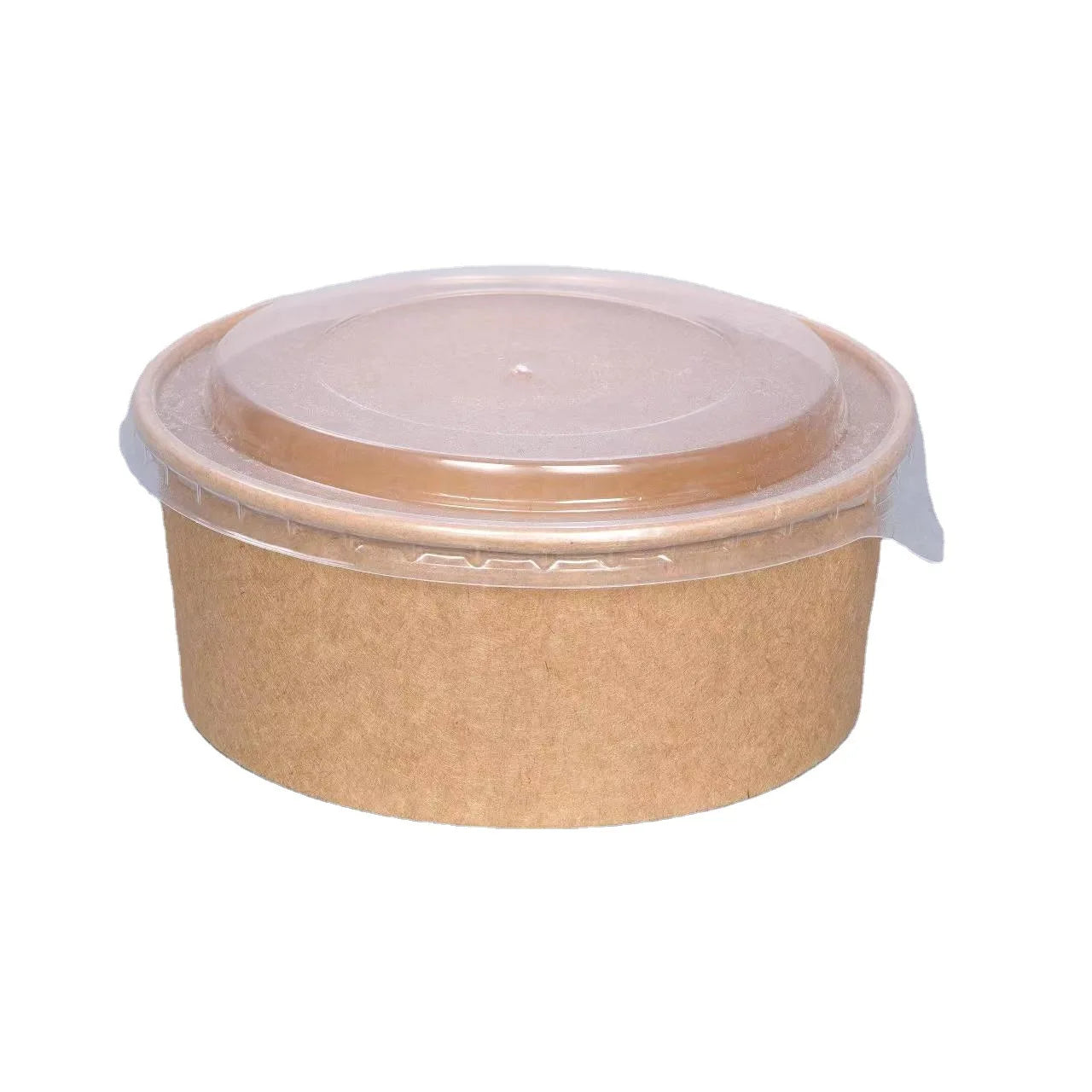 15 Stück Kraftpapier Schalen Becher Obstsalat Schale Kraft Behälter Salat Lebensmittelzubereitung Kraftbox Creme eis Snack Aufbewahrung 500 ml 750 ml