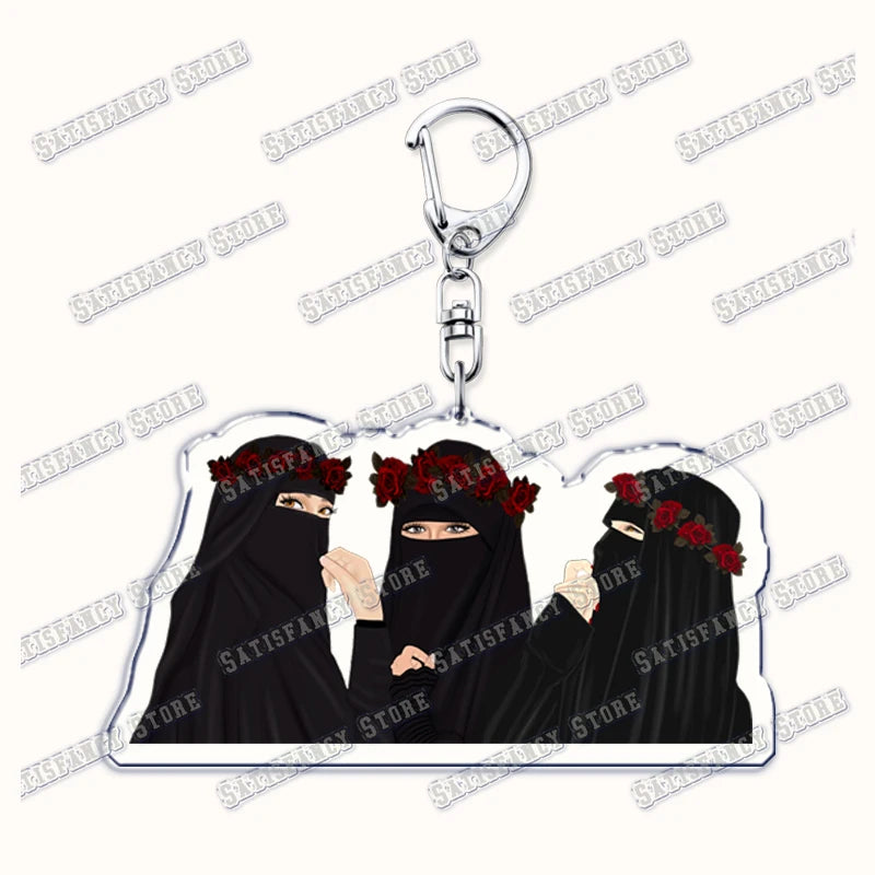 Islamische Schlüsselanhänger für Damen 🌙 – Modische Accessoires für Taschen, Hijab, Ramadan & Eid Geschenk