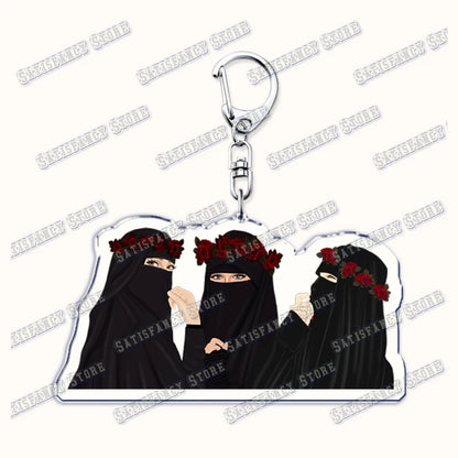 Islamische Schlüsselanhänger für Damen 🌙 – Modische Accessoires für Taschen, Hijab, Ramadan & Eid Geschenk