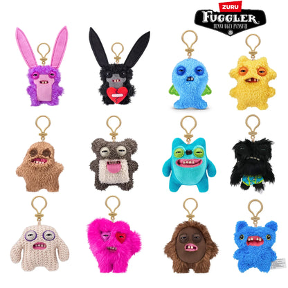 Fuggler lustige hässliche monster Plüschspielzeug Schlüsselanhänger Monsterhasen süße gefüllte fugg kawaii plüschpuppen anhänger geschenke für Kinder 12CM