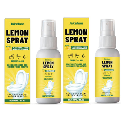 Toiletten-Deodorierungsspray 🍋 – Reinigt, entfernt Kalk & sorgt für langanhaltend frischen Badezimmerduft