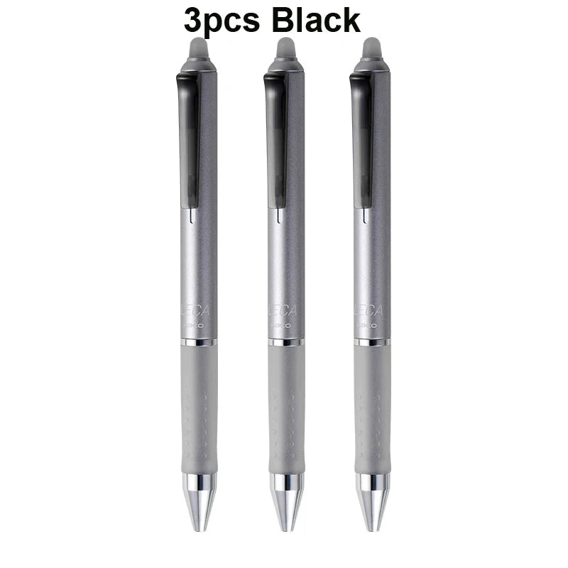 Kaco Einziehbarer, radierbarer Gelstift, 0,5 mm, sanftes Schreiben, 300 m Länge, robuste Duraball-Mine, ideal für Büro und Schule