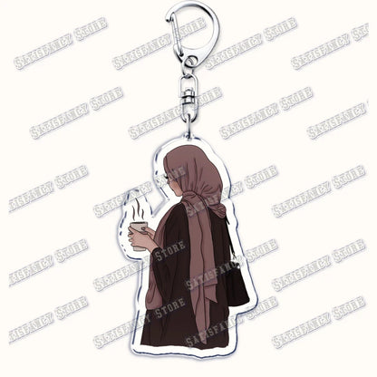 Islamische Schlüsselanhänger für Damen 🌙 – Modische Accessoires für Taschen, Hijab, Ramadan & Eid Geschenk