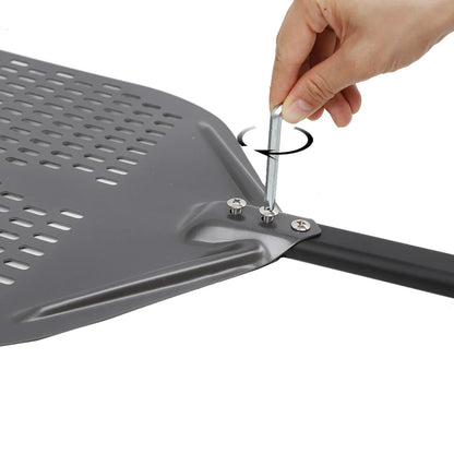 Aluminium Pizzaschieber 🍕 – 6”–14” Brotschieber & Pizzaofen-Wendeschaufel, Hart Eloxiertes Backwerkzeug für Küche & Pizzabackofen