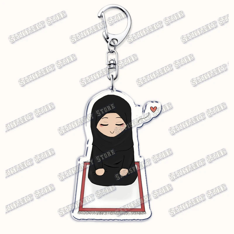 Islamische Schlüsselanhänger für Damen 🌙 – Modische Accessoires für Taschen, Hijab, Ramadan & Eid Geschenk