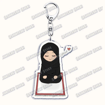 Islamische Schlüsselanhänger für Damen 🌙 – Modische Accessoires für Taschen, Hijab, Ramadan & Eid Geschenk