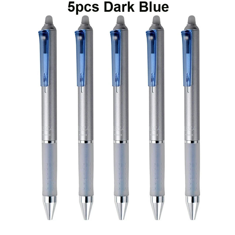 Kaco Einziehbarer, radierbarer Gelstift, 0,5 mm, sanftes Schreiben, 300 m Länge, robuste Duraball-Mine, ideal für Büro und Schule
