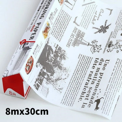 5–20 m Backpapier Rolle 🍪 – Antihaftbeschichtet & vorgeschnitten für Backofen, Airfryer & Grill