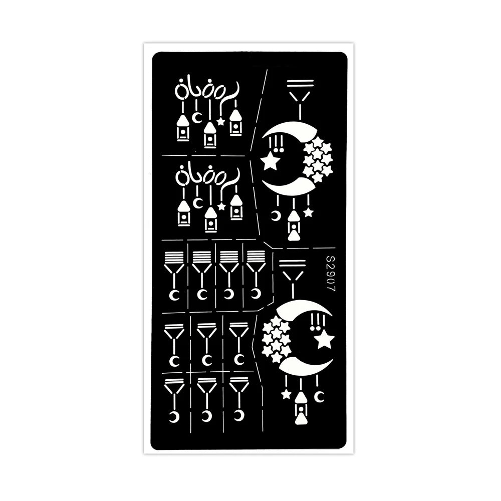 Henna Schablonen Set 🌙 – Wiederverwendbare Tattoo Vorlagen für Hände & Finger, ideal für Festivals & Body Art