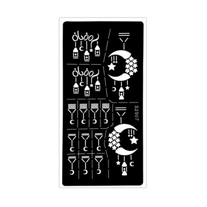 Henna Schablonen Set 🌙 – Wiederverwendbare Tattoo Vorlagen für Hände & Finger, ideal für Festivals & Body Art
