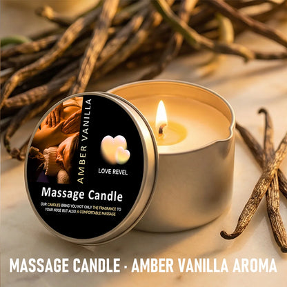 Massagekerze 57g 🕯️ – Aromatherapie Sojawachs Kerze, feuchtigkeitsspendend & perfektes Geschenk